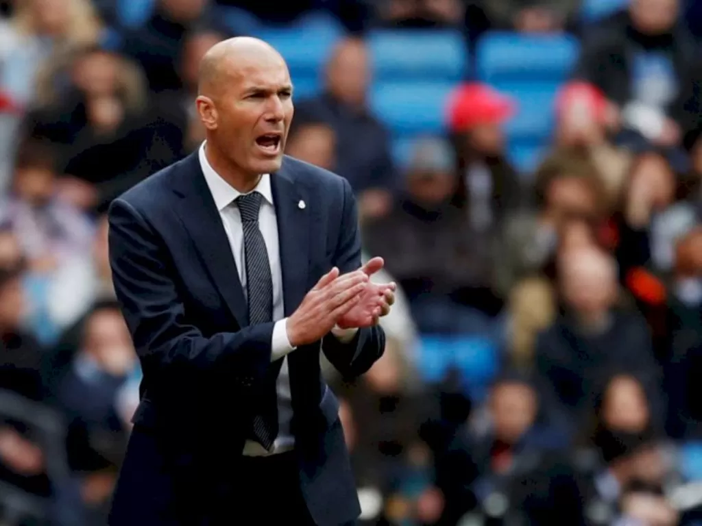 Zidane kembali tolak Manchester United. (REUTERS/Susana Vera)