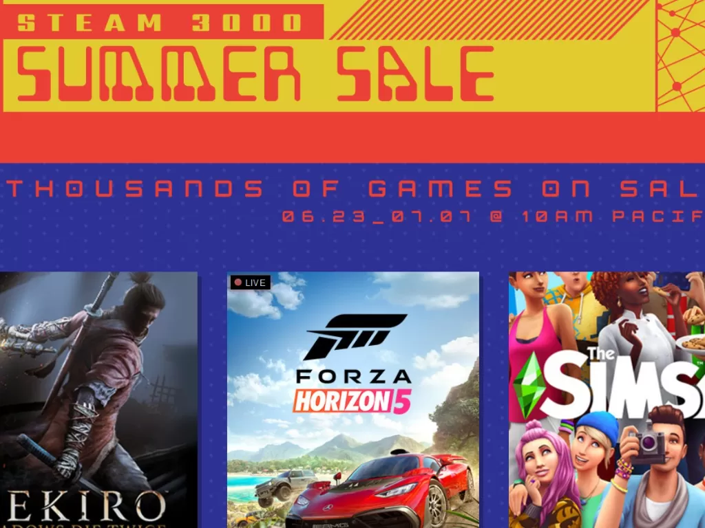 Steam 3000 Summer Sale. (store.steampowered.com)