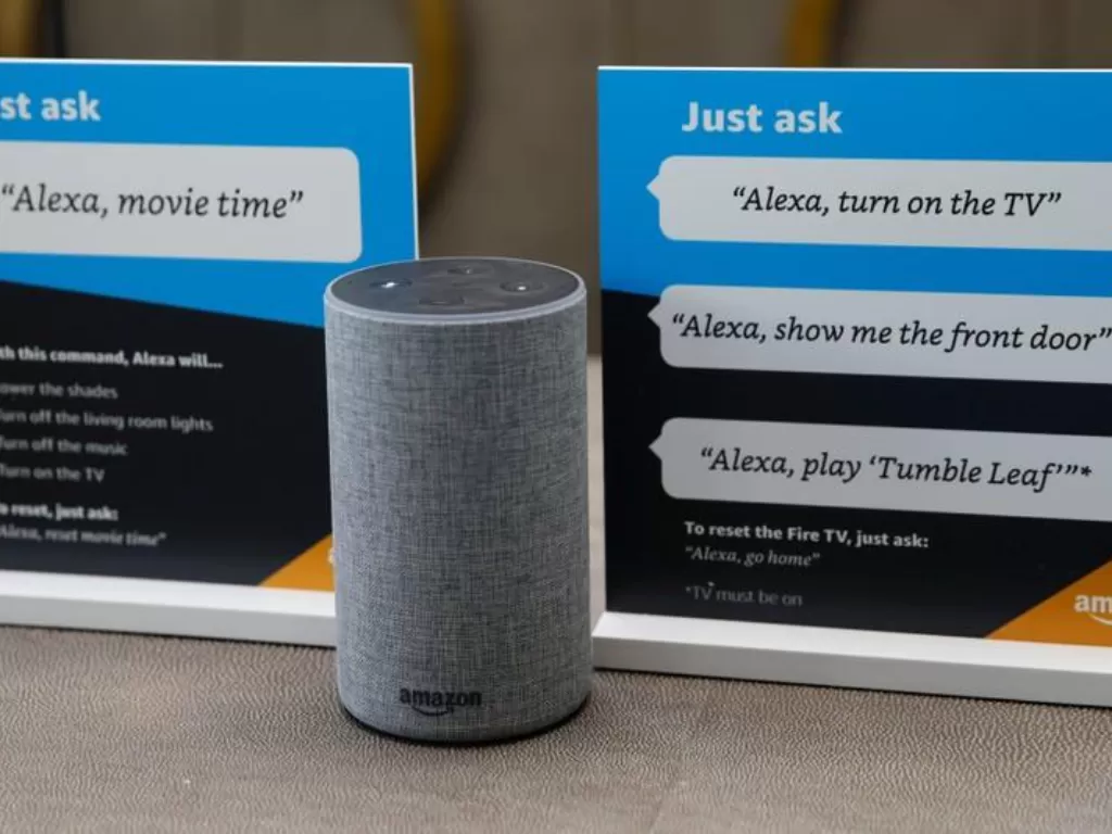 Alexa Amazon bakal bisa tiru suara orang lain. (REUTERS/Elijah Nouvelage)