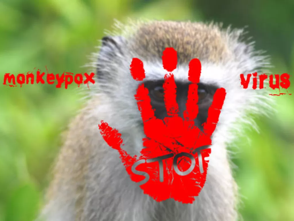 Ilustrasi virus monkeypox (Freepik/DjMiko)