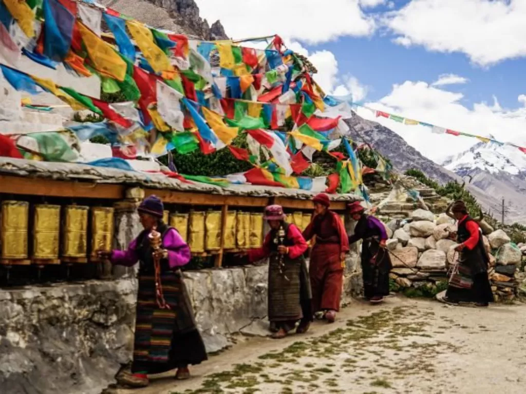 Ilustrasi orang Tibet. (LiveScience)