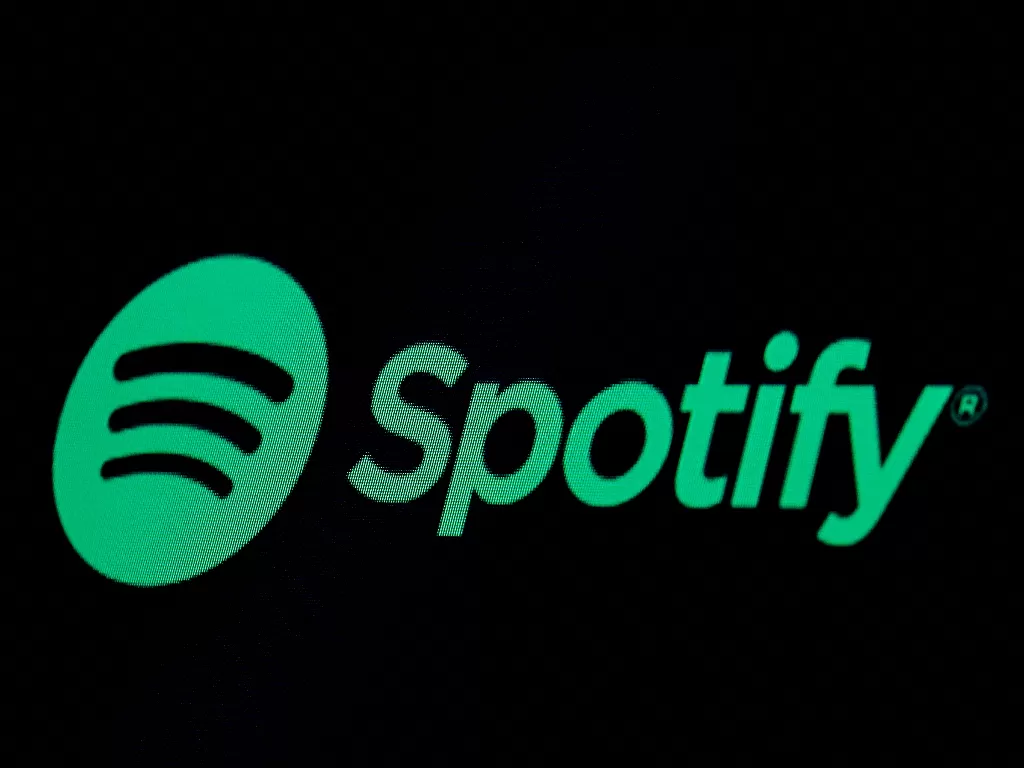 Layanan streaming musik Spotify. (REUTERS/Brendan McDermid)