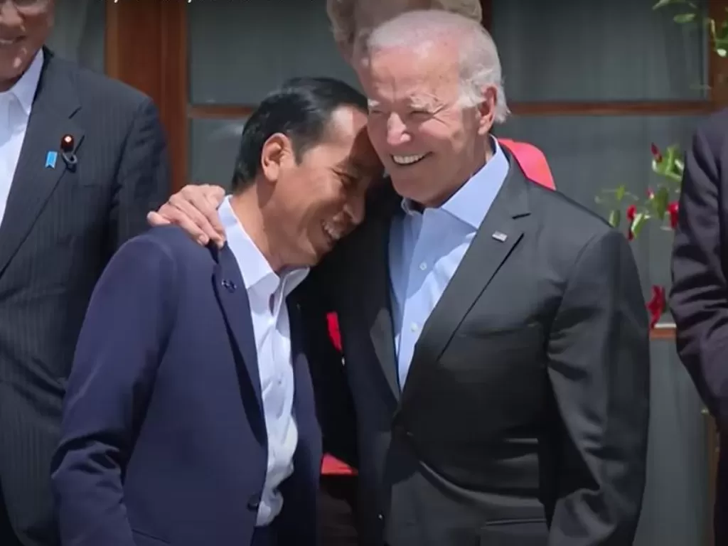 Presiden Joko Widodo (Jokowi) dan Presiden AS Joe Biden. (YouTube Sekretariat Presiden)