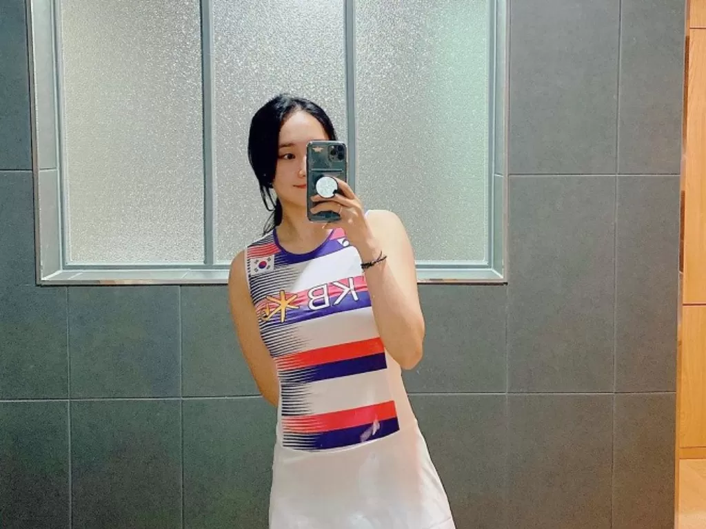 Pebulutangkis putri Korea Chae Yu-jung. (Instagram/@black_s2_)