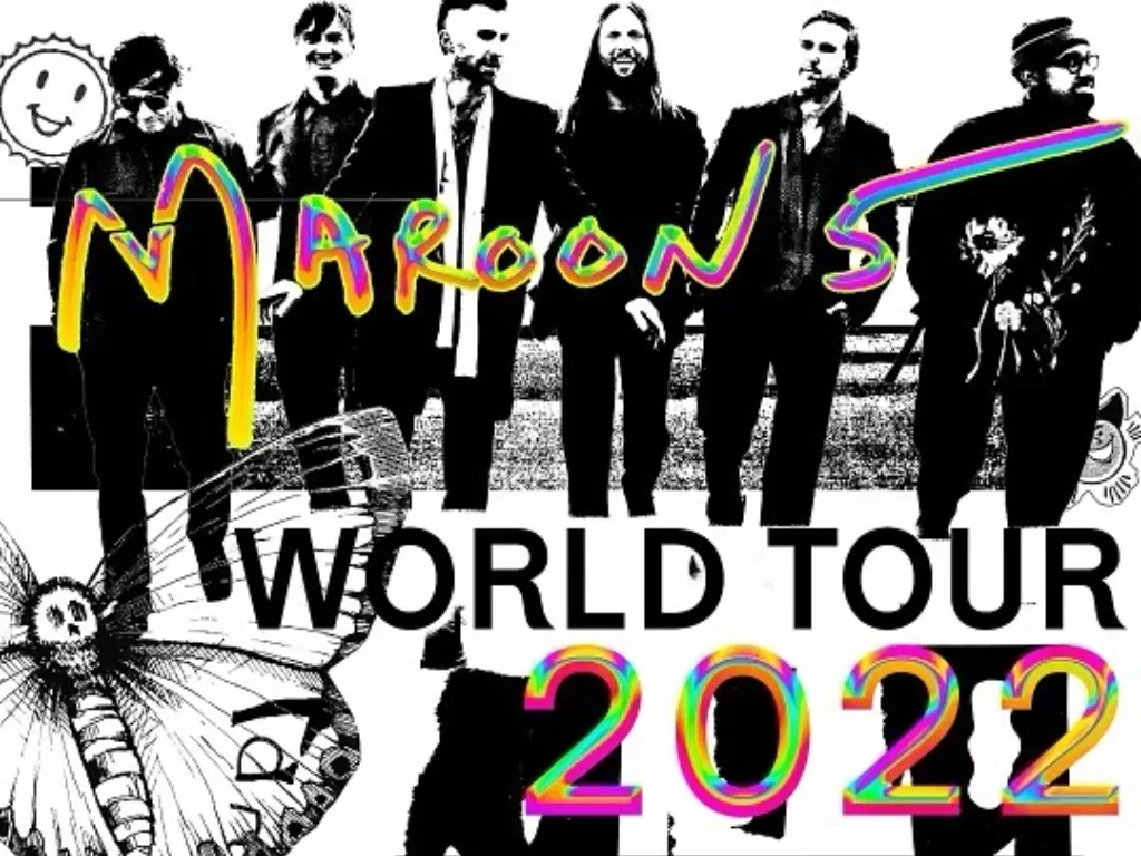Maroon 5 World Tour di Asia (Instagram/maroon5)