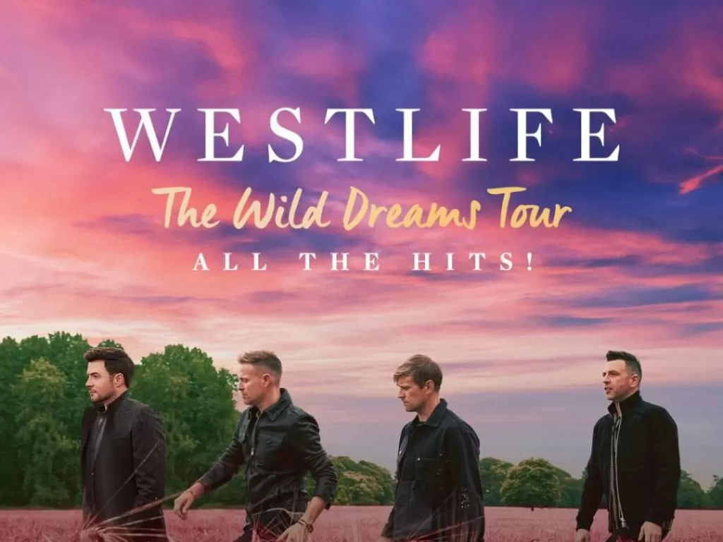Poster The Wild Dreams Tour (Instagram/westlife)
