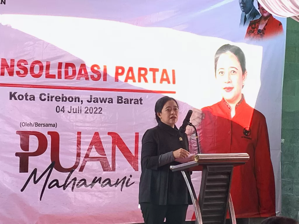 Ketua DPR RI Puan Maharani melakukan kunjungan kerja ke Cirebon, Jawa Barat. (INDOZONE/Harits Tryan Akhmad)