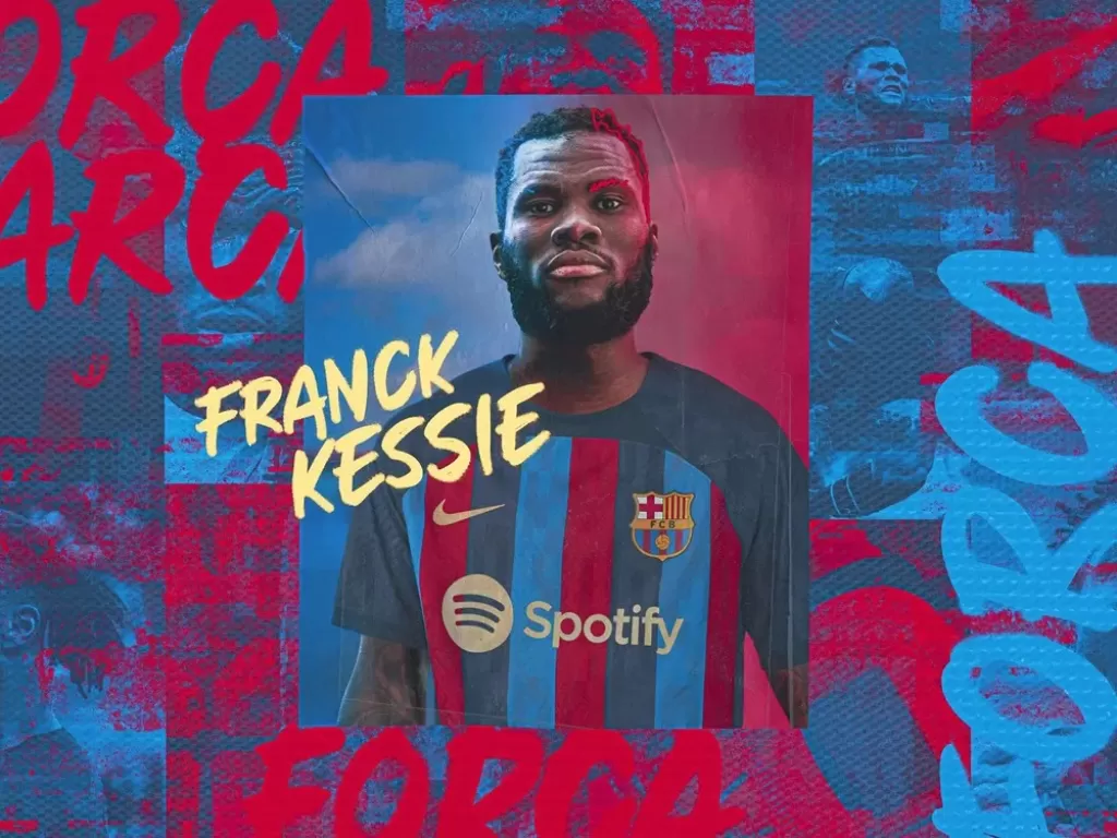 Franck Kessie menjadi pemain Barcelona dengan status bebas transfer. (Dok. FC Barcelona)