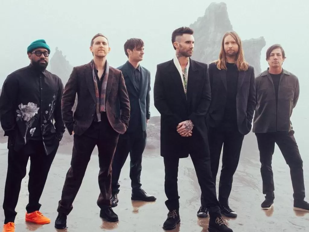 Grup musik Maroon 5 bakal diboikot di Korea Selatan gara-gara desain poster tur mereka. (Instagram/maroon5).
