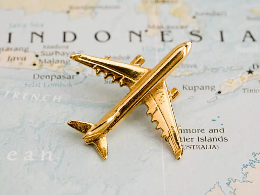Ilustrasi penerbangan ke Indonesia (freepik)