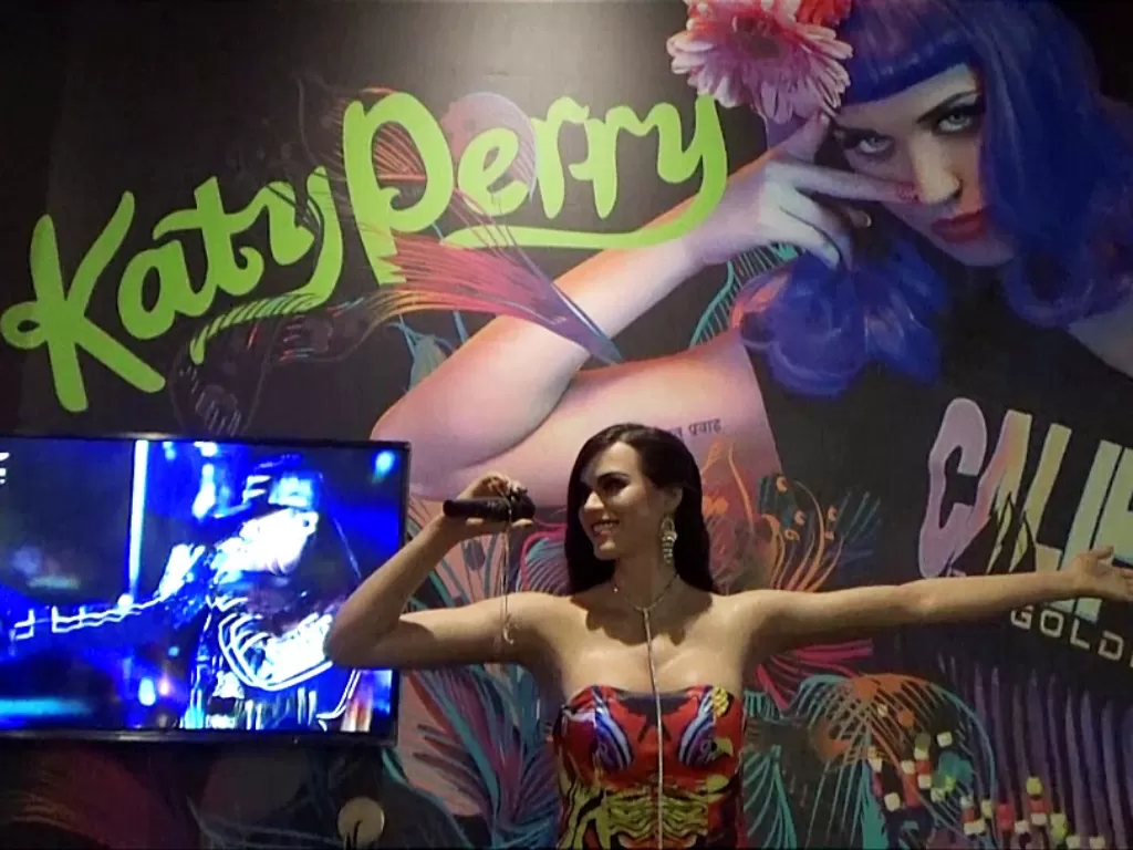 Patung Katy Perry (Hasan Syamsuri/IDZ Creators)