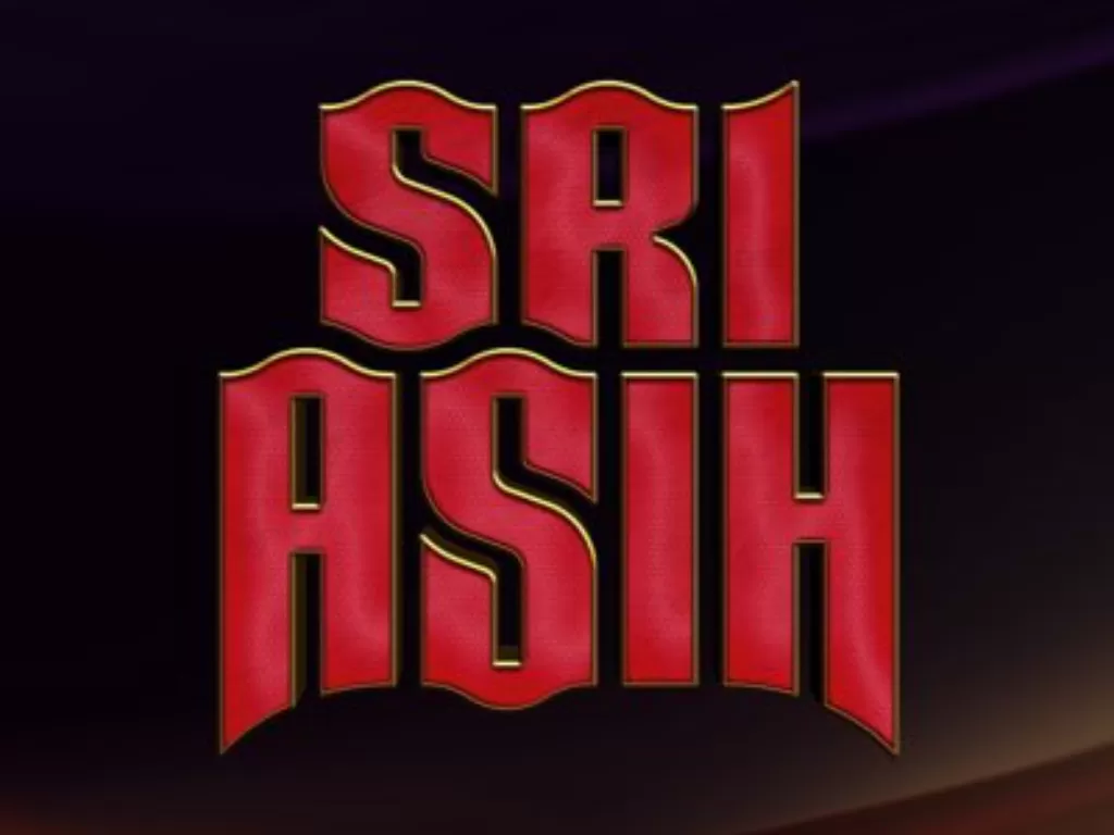 Font untuk judul film Sri Asih (Sri Asih)