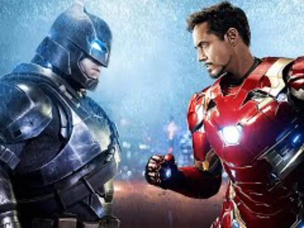 Ilustrasi superhero terkaya, Batman dan Iron Man. (Youtube).