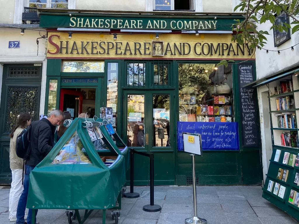 Toko Buku Shakespeare and Company, Paris. (Dada Sabra Sathilla/Z Creators)
