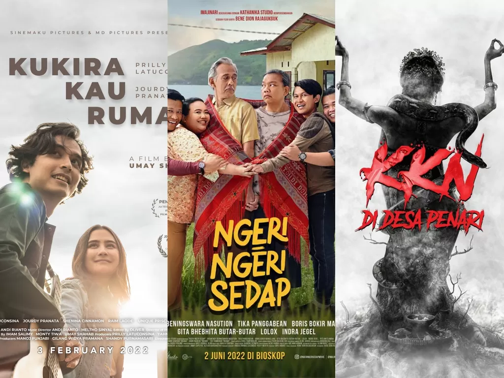 10 film indonesia yang paling banyak ditonton di bioskop 2022. (Photo/IMdb)