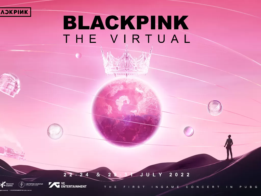 Poster konser virtual BLACKPINK X PUBG Mobile (Twitter/pubgmobile)