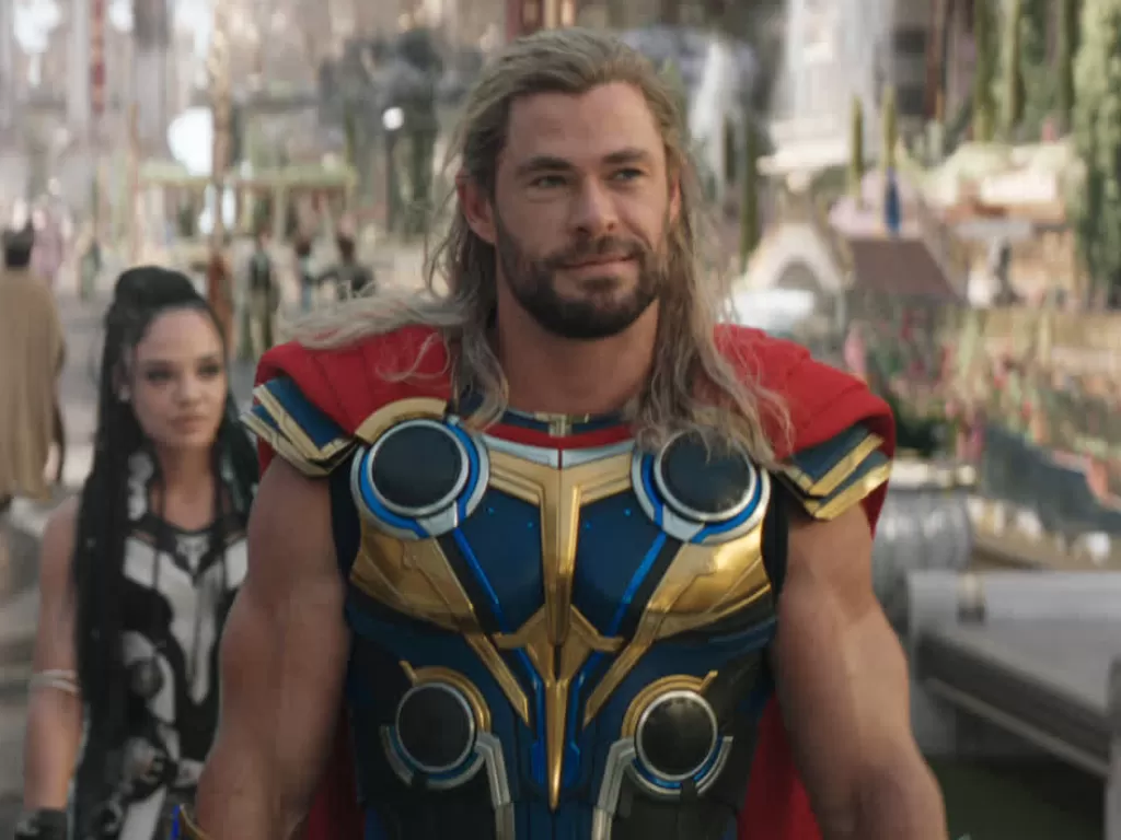 Chris Hemsworth di Thor: Love and Thunder. (IMDB).