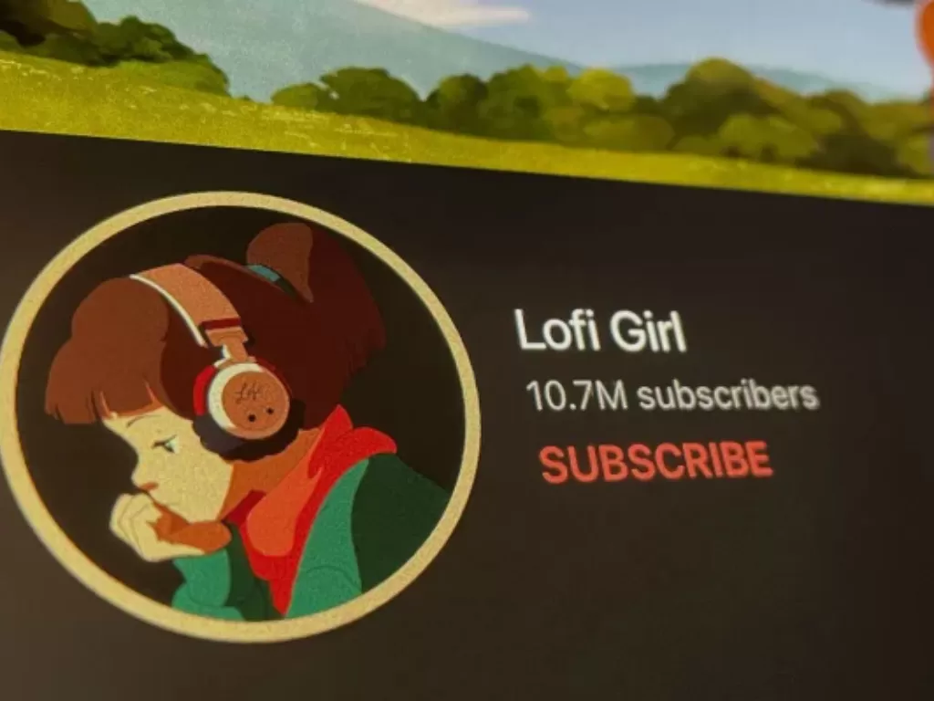 Kanal YouTube, Lofi Girl. (TechCrunch/Bryce Durbin)