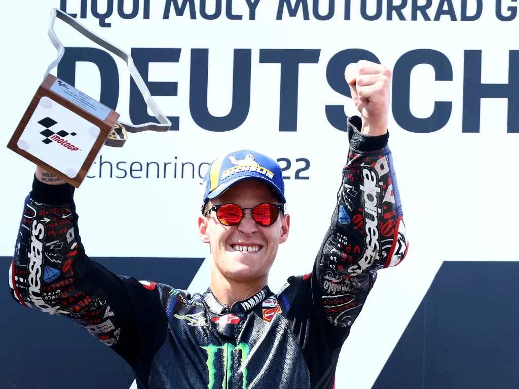 Pebalap MotoGP, Fabio Quartararo. (REUTERS/Lisi Niesner)