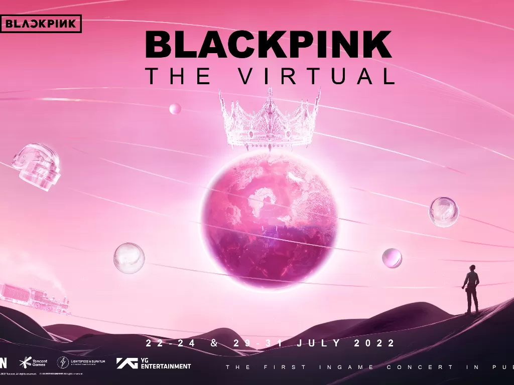Konser virtual PUBG Mobile x Blackpink. (Twitter/@PUBGMOBILE)