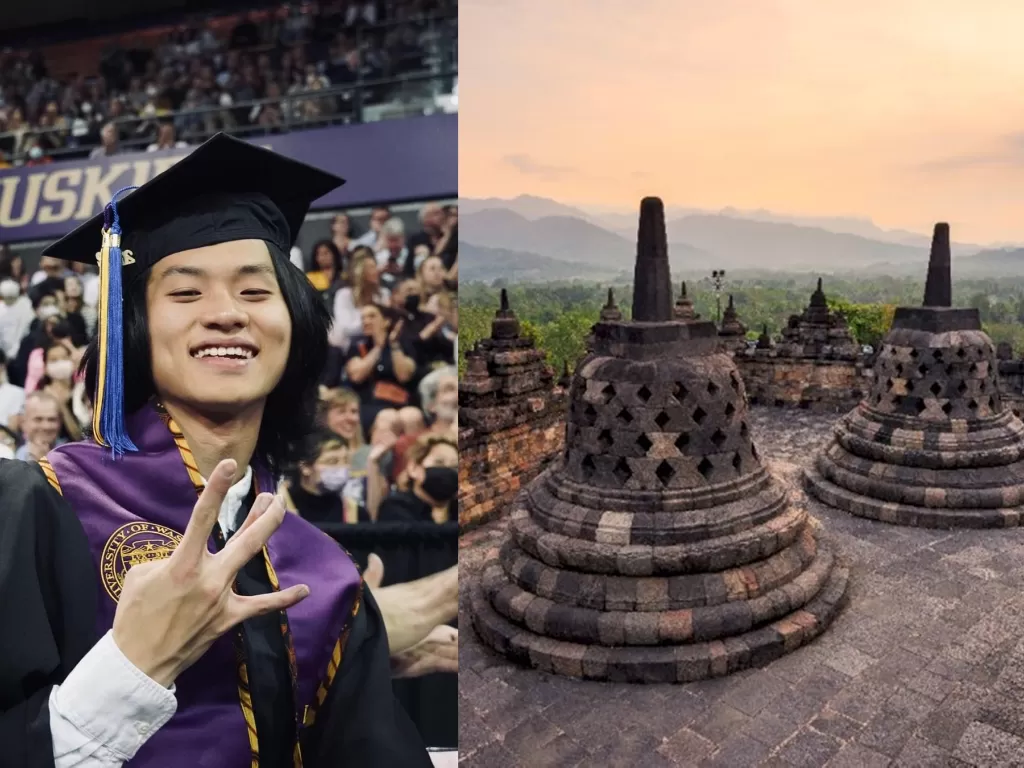  YouTuber Leonardo Edwin sebut Borobudur bukan keajaiban dunia (Instagram/leo_edw/Freepik)