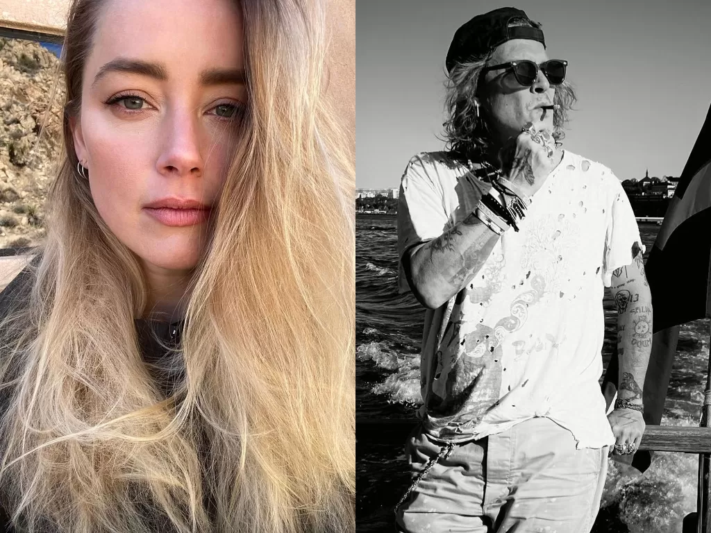 Amber Heard dan Johnny Depp. (Photo/Instagram)