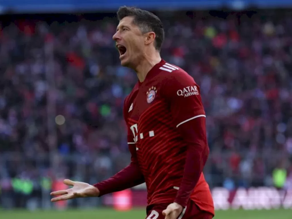 Pemain Bayern Munich Robert Lewandowski selangkah lagi gabung Barcelona. (Instagram/_rl9)
