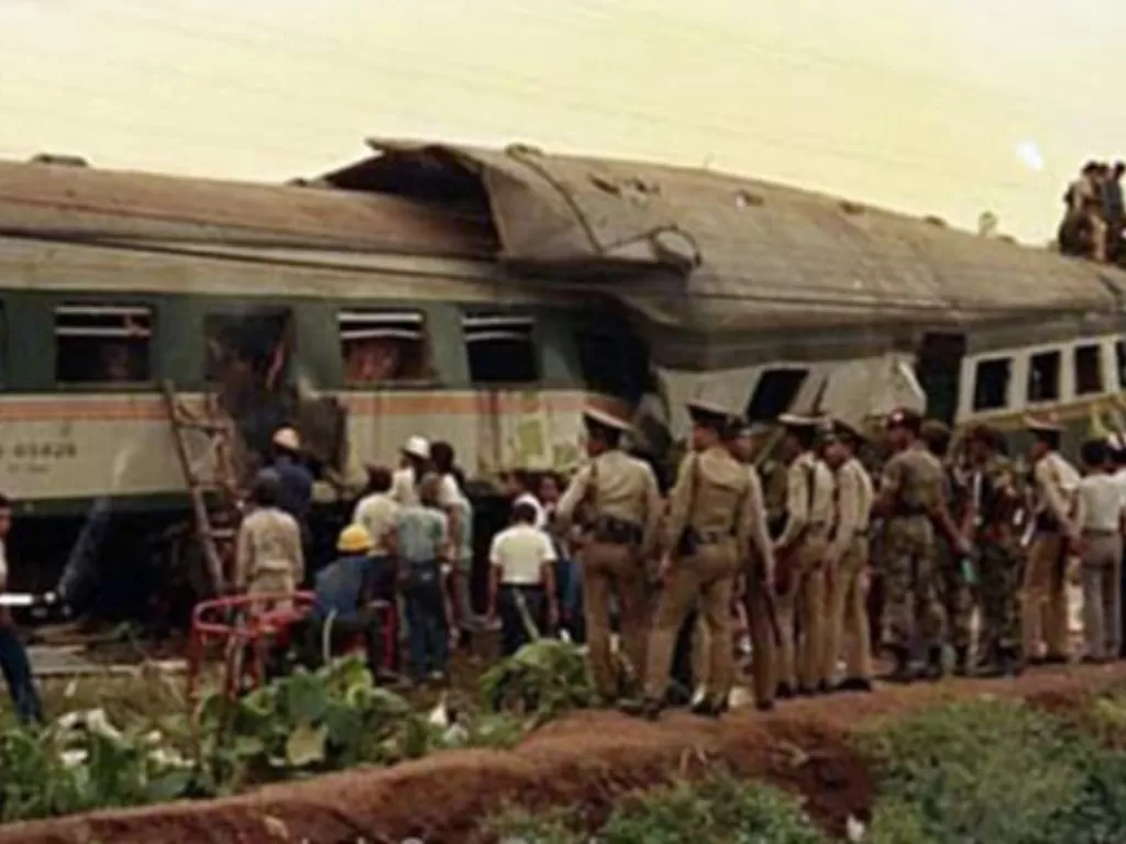 Tabrakan kereta api Bintaro 1987. (Dok. Istimewa)