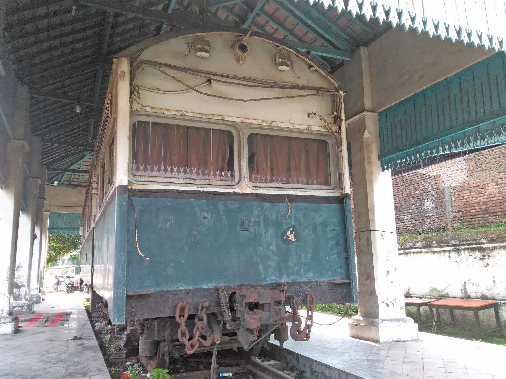 Gerbong kereta di Alun-alun Kidul. (Eko Haryanto/Z Creators)