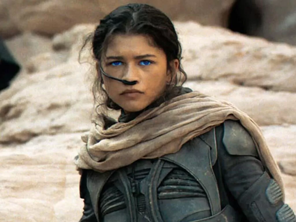 Zendaya sebagai Chani dalam Dune (2021) (WarnerBross)