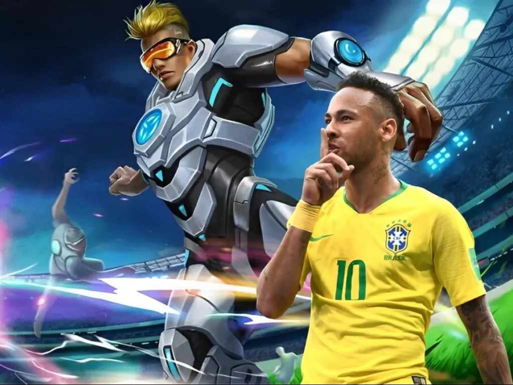 Ilustrasi Mobile Legends x Neymar (Shiro Gadget)