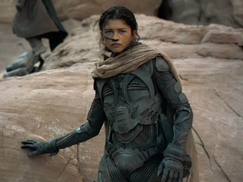 Zendaya di film Dune. (Photo/IMDb)