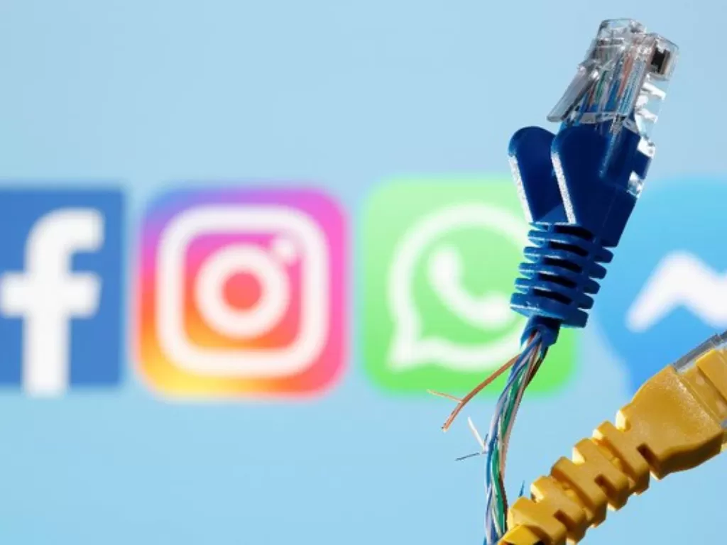 Ilustrasi sejumlah raksasa media sosial terancam diblokir Kominfo. (REUTERS/DADO RUVIC)
