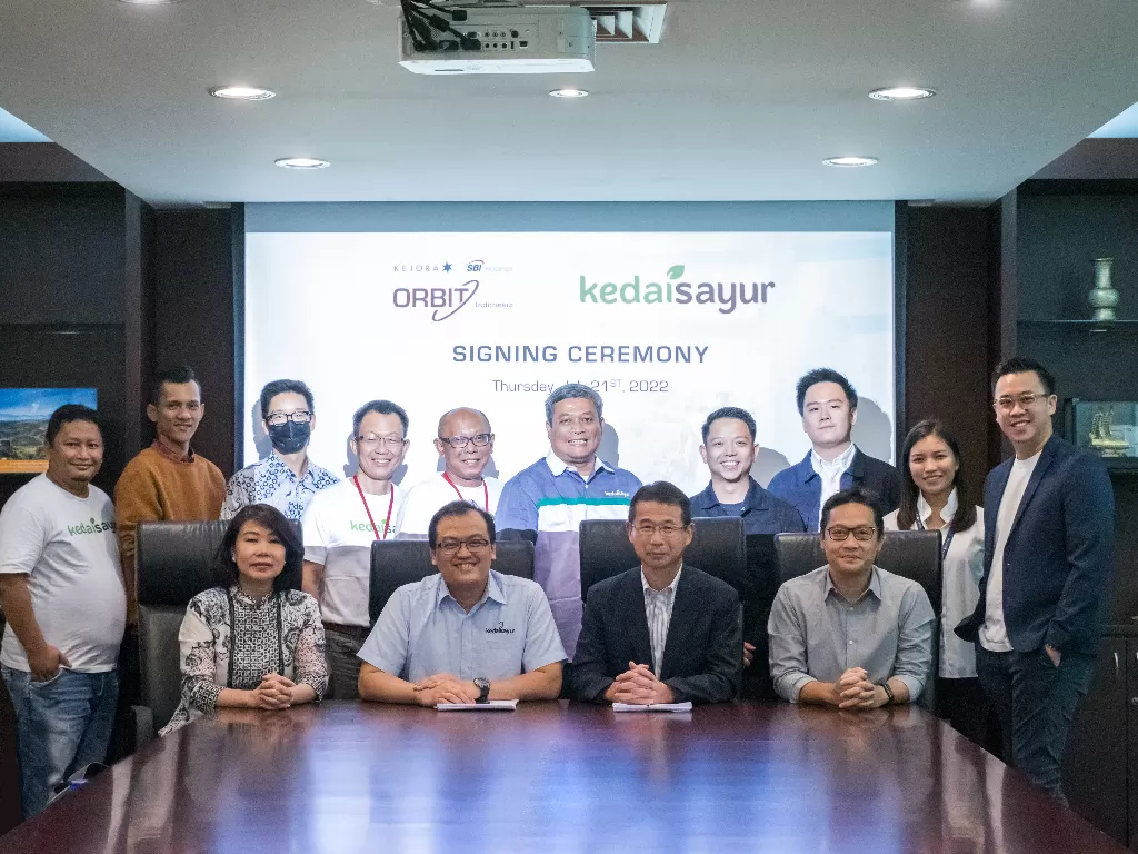 Startup KedaiSayur mengumumkan pendanaan Seri A yang dipimpin oleh Kejora-SBI Orbit. (Dok. KedaiSayur)