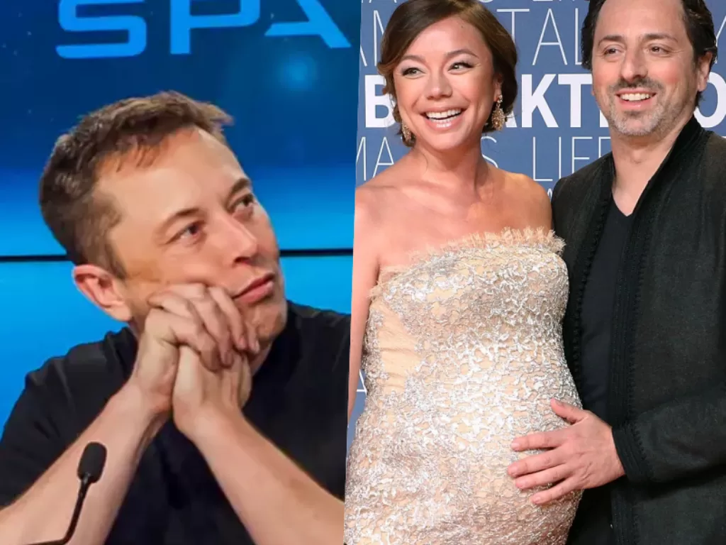 Kiri: Elon Musk (Business Insider), Kanan: Sergey Brin dan Istri. (New York Post)
