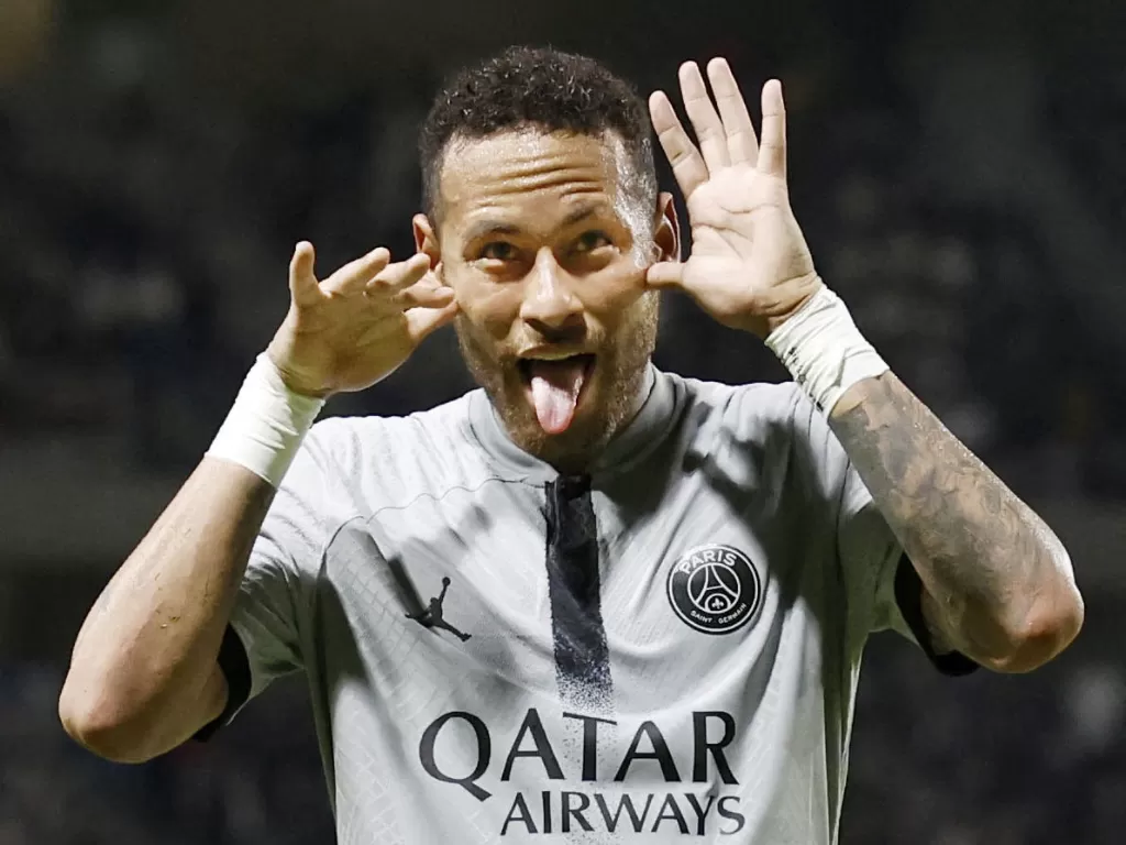 Neymar. (Kyodo via REUTERS)