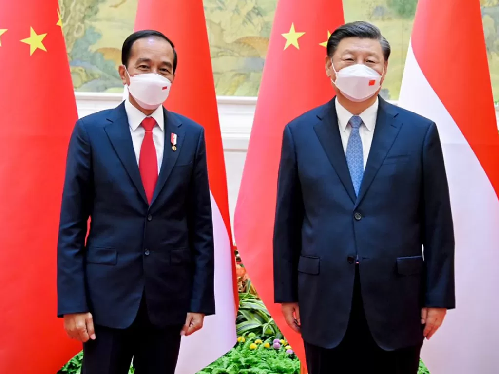 Presiden Jokowi dan Xi Jinping. ( Dok. BPMI Setpres Laily Rachev)
