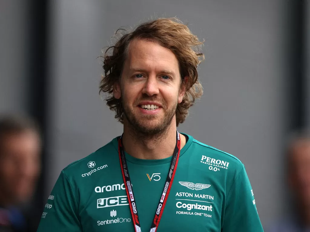 Pebalap Formula 1, Sebastian Vettel. (REUTERS/Molly Darlington)