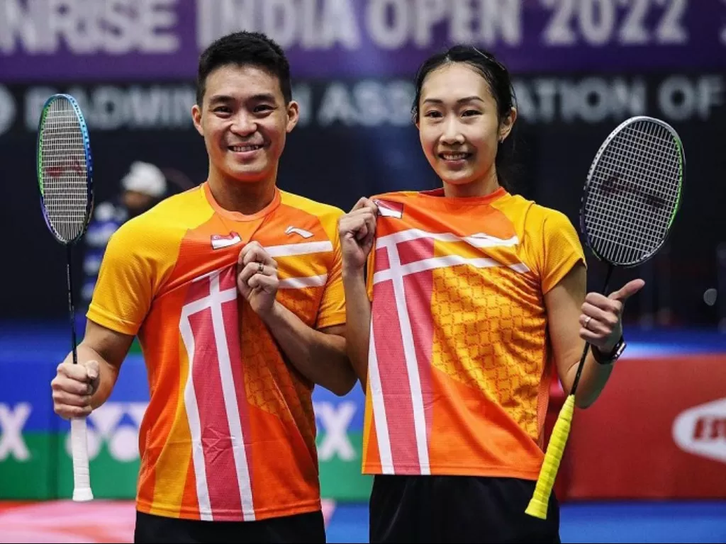 Pasangan ganda campuran Singapura Yong Kai Terry Hee/Tan Wei Han. (Instagram/@wastedsurrender)