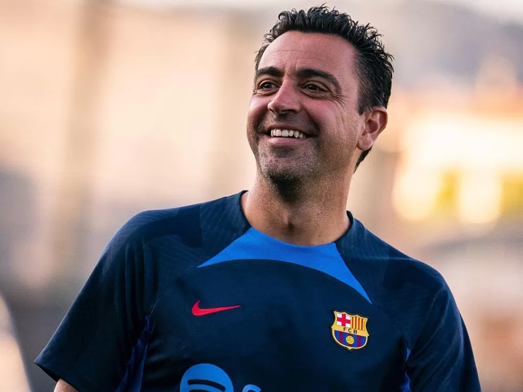 Pelatih Barcelona Xavi Hernandez. (Instagram/fcbarcelona)