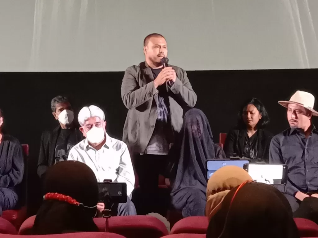 Joko Anwar di Gala Premiere, Epicentrum XXI, Jakarta Selatan. (indozone/mriofani)