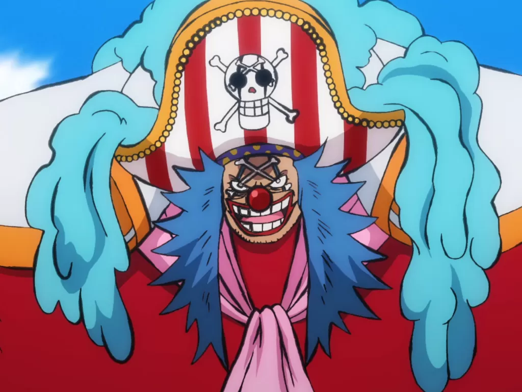 Buggy, salah satu Yonkou di One Piece. (one piece fandom)