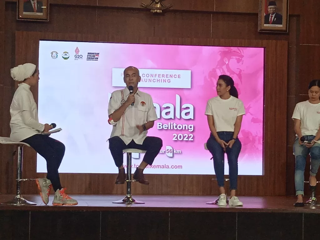 Press Conference 'Tour of Kemala Belitong 2022 (dok. Yayasan Kemala Bhayangkari)