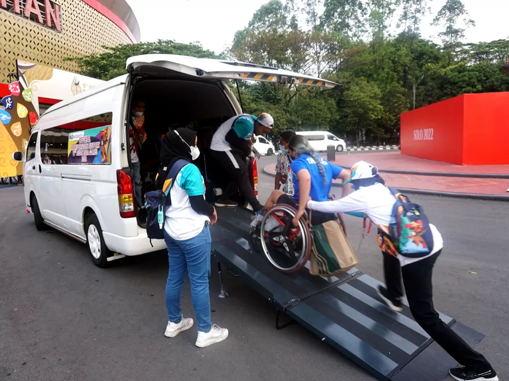 Mobil modifikasi untuk atlet ASEAN Para Games 2022 (Sunaryo Haryo Bayu/Z Creators)