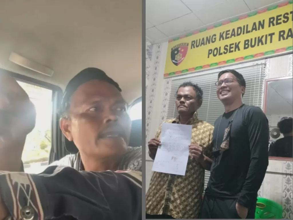 Viral video sopir taksi diduga palak penumpang (Dok. Pribadi)
