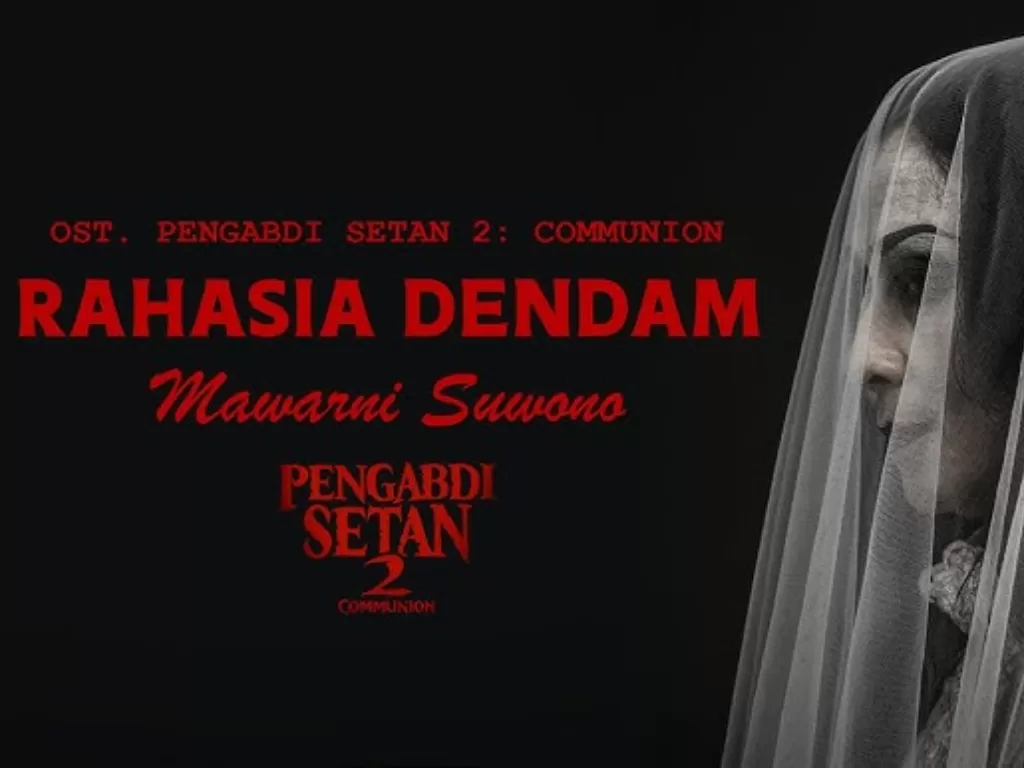 Cover lagu Rahasia Dendam yang menjadi soundtrack Pengabdi Setan 2 (Istimewa)