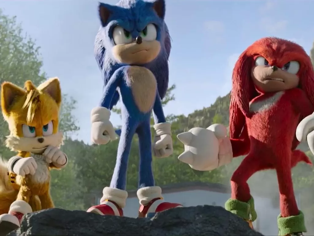 Aksi petualangan Sonic di Sonic the Hedgehog 2. (Paramount Pictures/imdb)