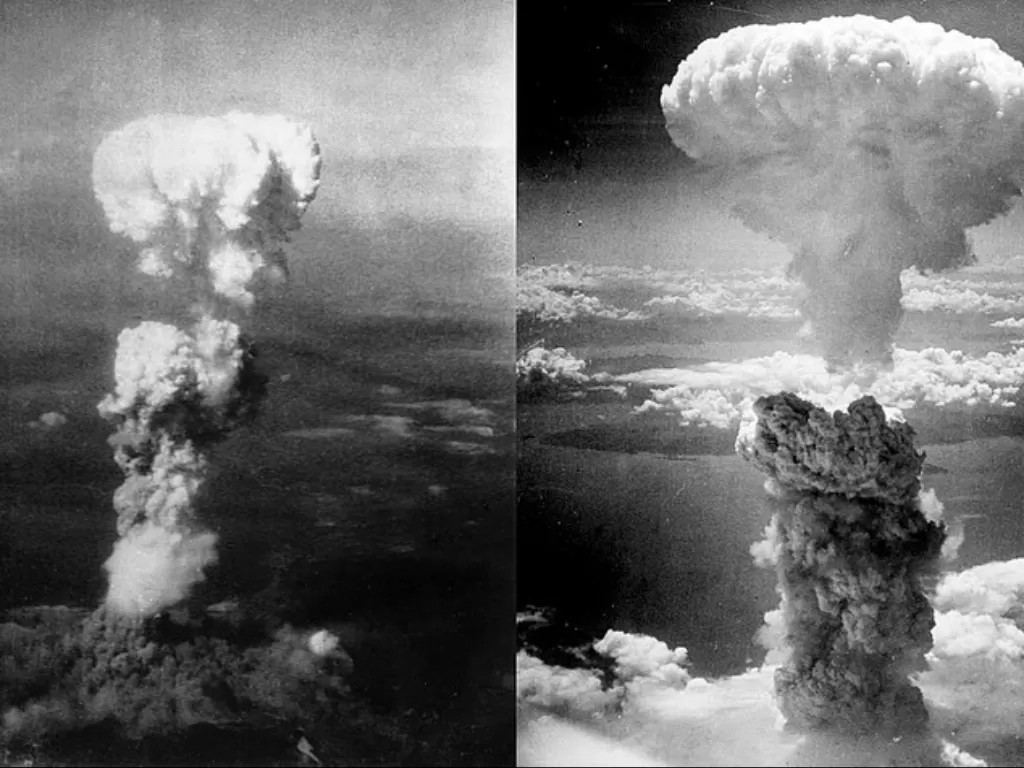 Pengeboman kota Hiroshima dan Nagasaki. (Wikipedia)