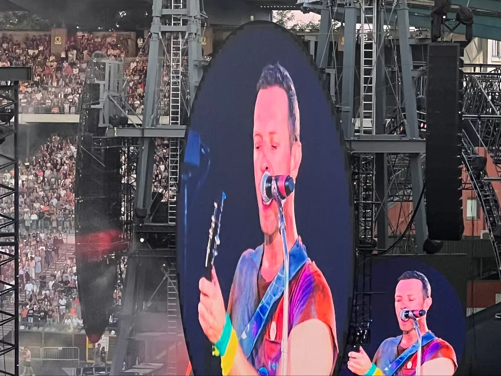 Serunya konser Coldplay di Belgia (Fabiola Lawalata/Z Creators)