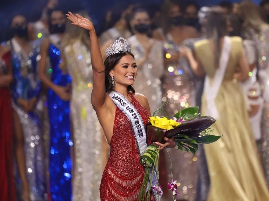 Ilustrasi pemenang ajang Miss Universe 2020. (AFP)